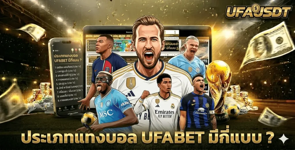 ประเภทแทงบอล UFABET มีกี่แบบ