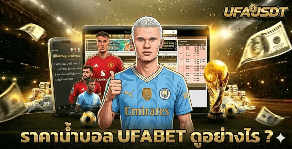 ราคาน้ำบอล UFABET ดูอย่างไร