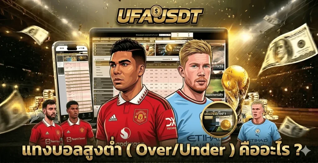 แทงบอลสูงต่ำ ( Over/Under ) คืออะไร?